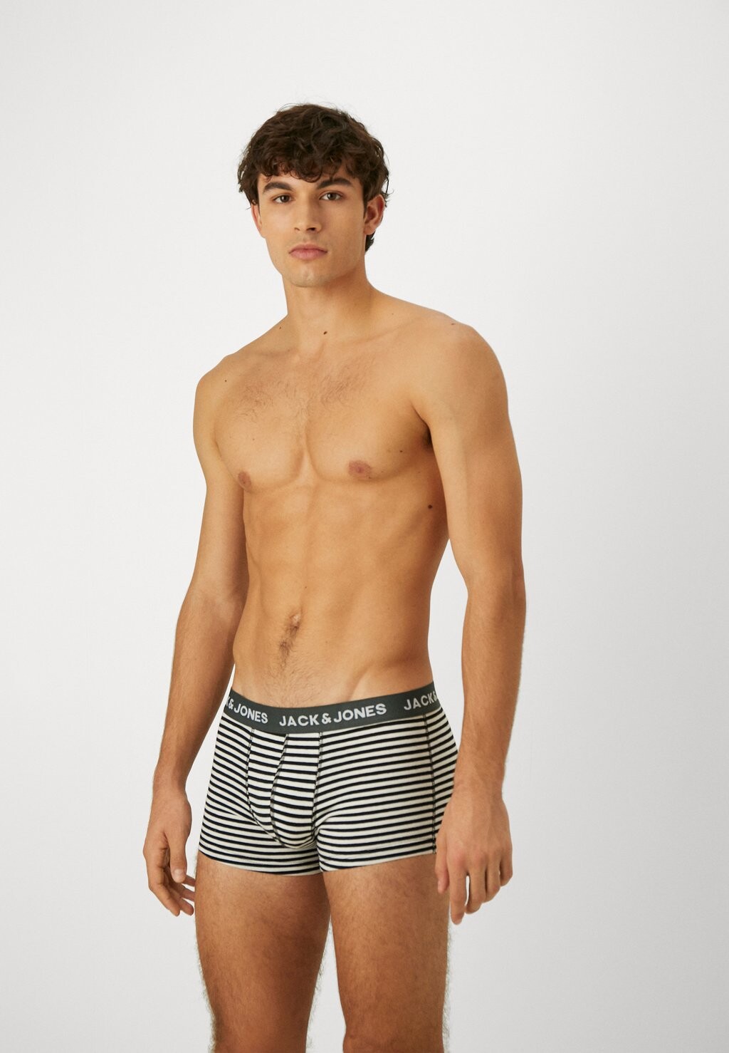 

Трусы JACSTRIPES TRUNKS 12 PACK Jack & Jones, черный