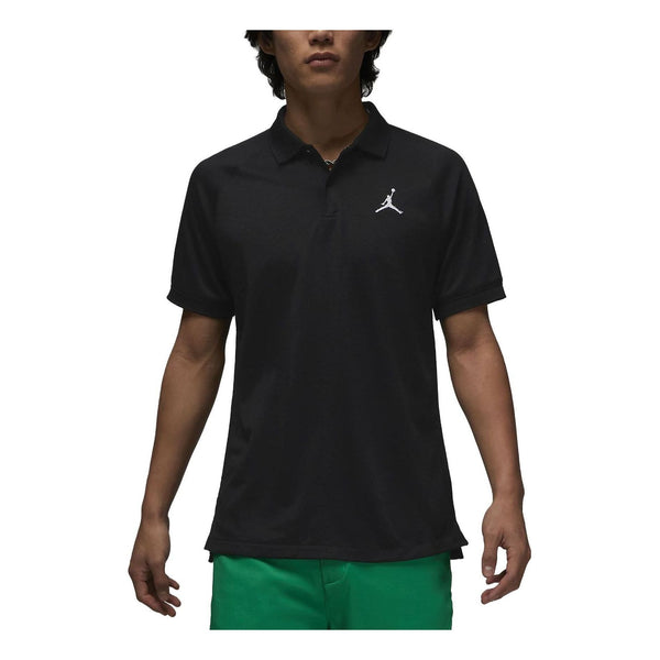 

Футболка Air Jordan Golf Polo Lapel T-Shirt 'Black', черный