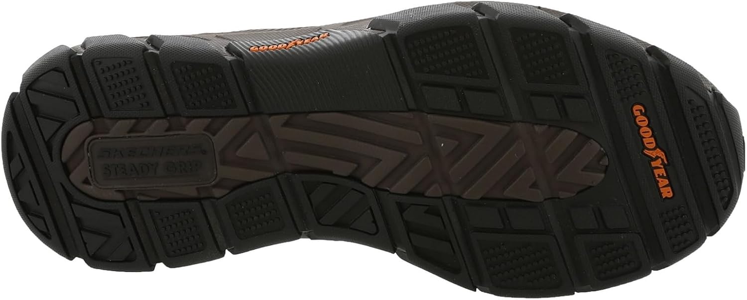 Мужские кроссовки Skechers USA Respected - Elgin 204810, коричневый — фото 4