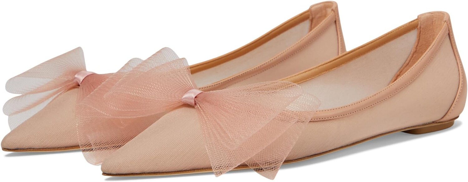 

Туфли на плоской подошве Stuart Weitzman Blushing Bow Flat, цвет Ginger