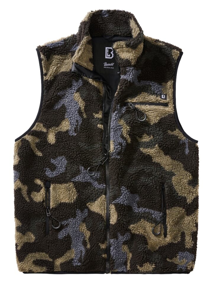 

Утепленный жилет Brandit, цвет darkcamo