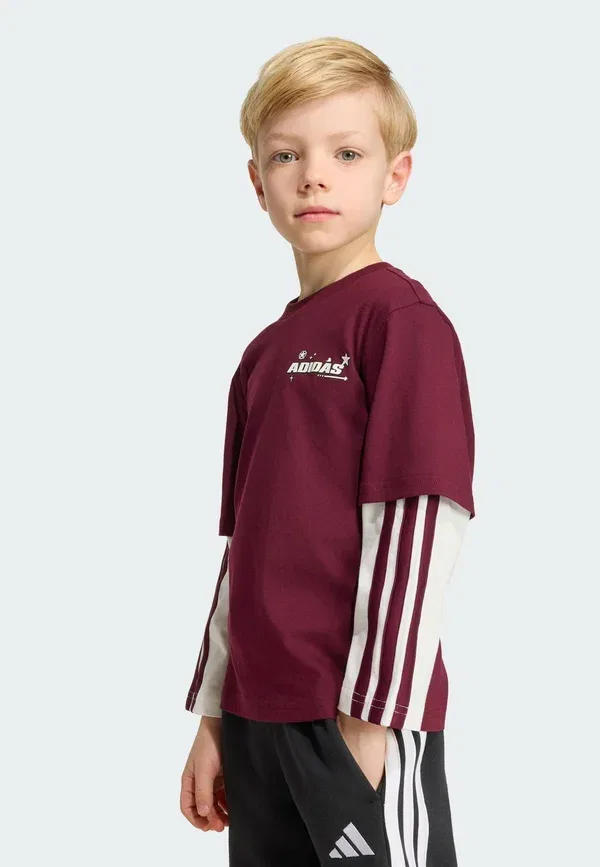 Футболка с длинным рукавом Adidas Pixar Toy Story Adidas Sportswear, бордово-белый — фото 4