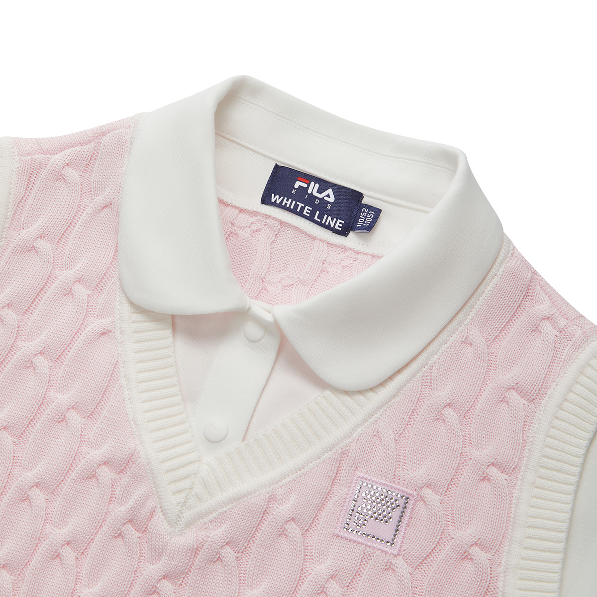 FILA KIDS Длинный рукав POLO Cloud White детский — фото 4