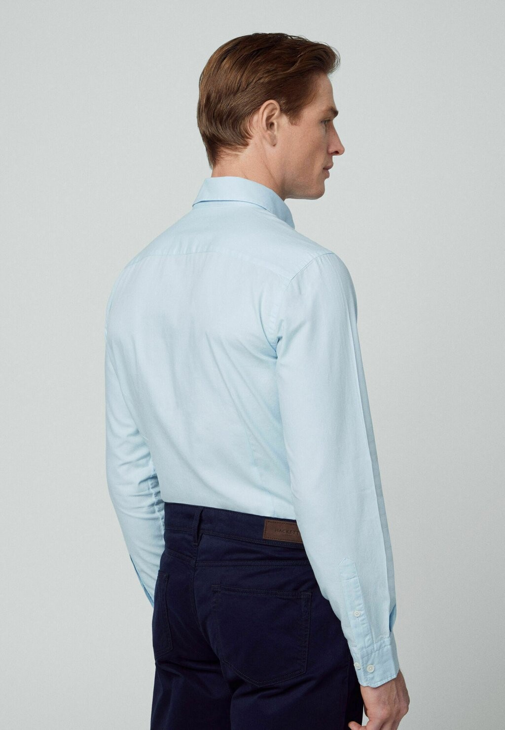 

Рубашка DYED OXFORD Hackett London, синий