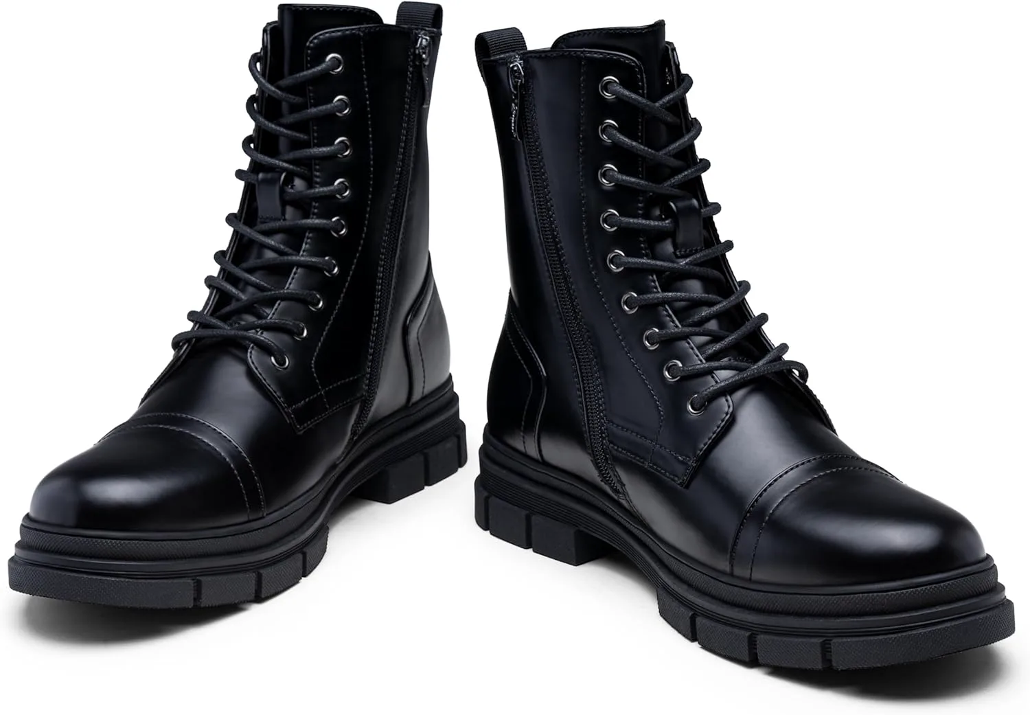 

Мужские ботинки Jousen, модные высокие мотоциклетные ботинки, водонепроницаемые, черный