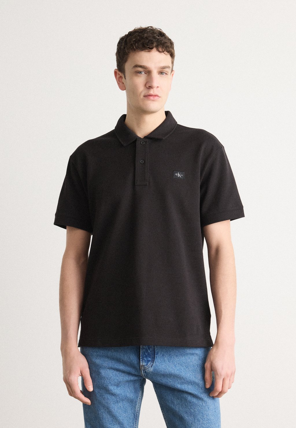 

Рубашка поло Calvin Klein Jeans, черный