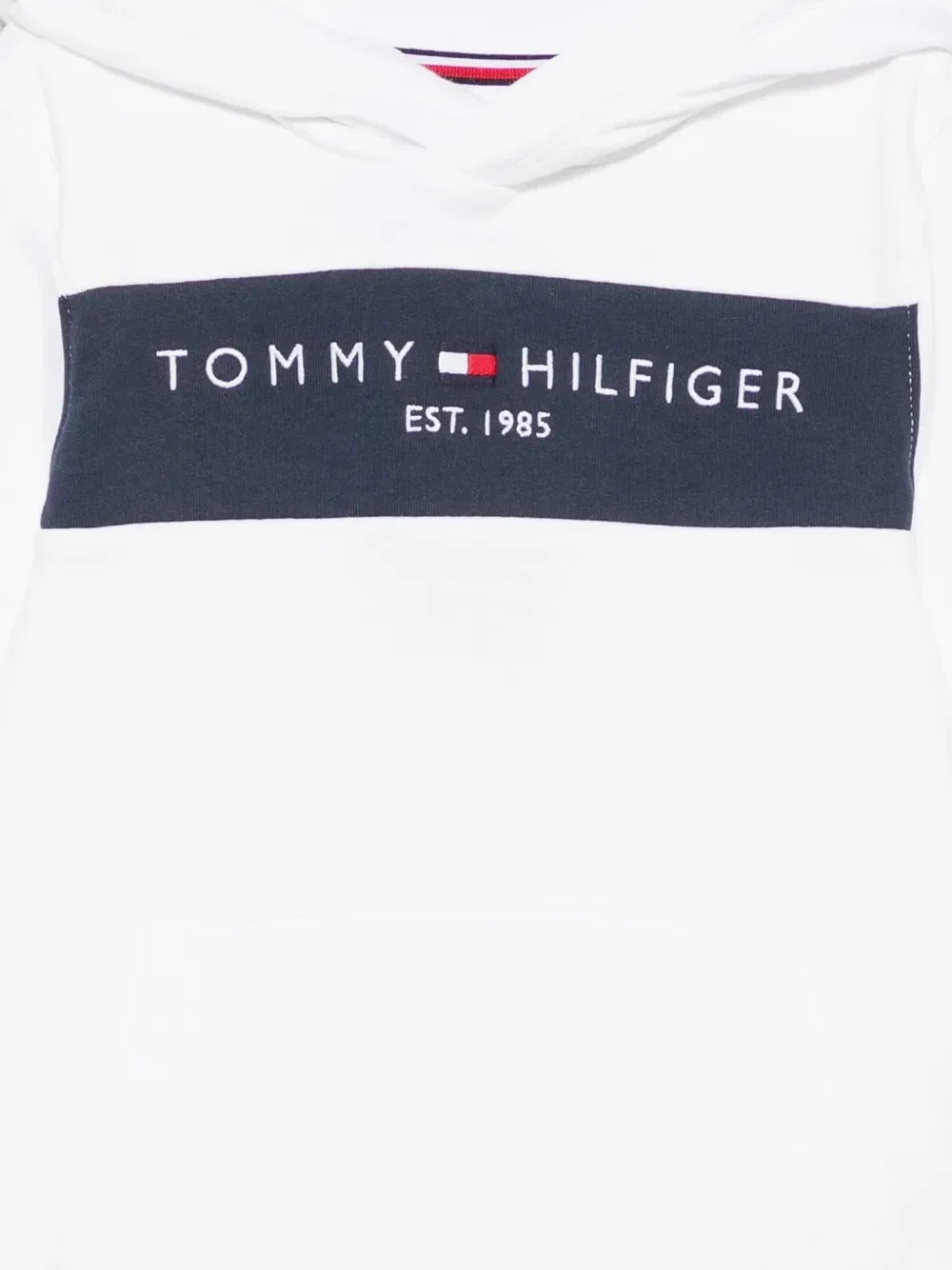 Худи с вышитым логотипом Tommy Hilfiger Junior, белый — фото 3