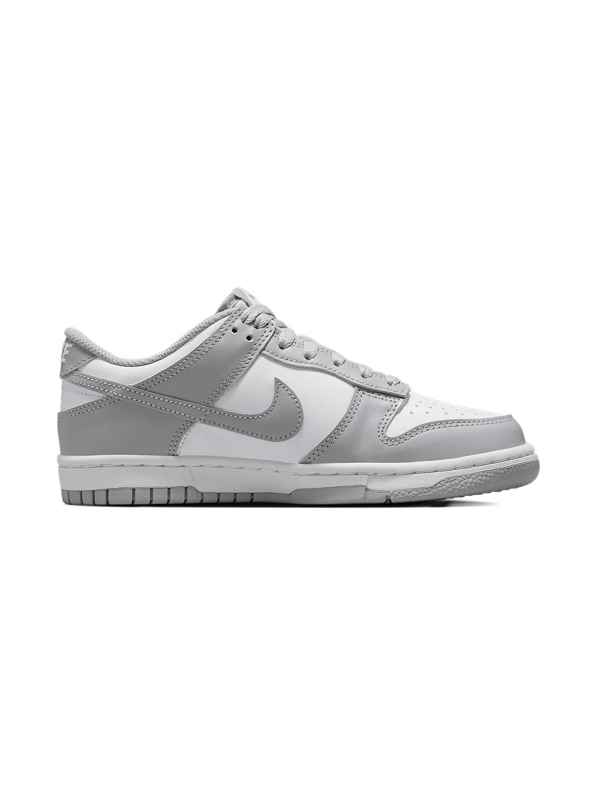 

Кроссовки Dunk Low White/Light Smoke Nike Kids, белый