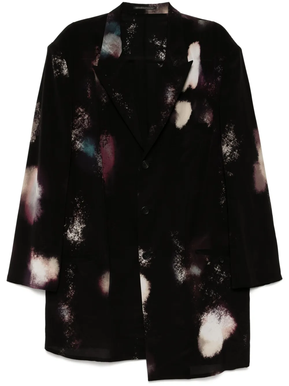 

Жакет с принтом Yohji Yamamoto, черный