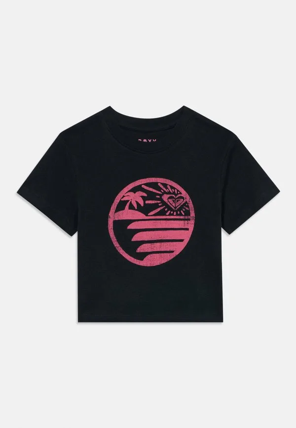 Футболка с принтом baby one more Roxy, Anthracite — фото 3