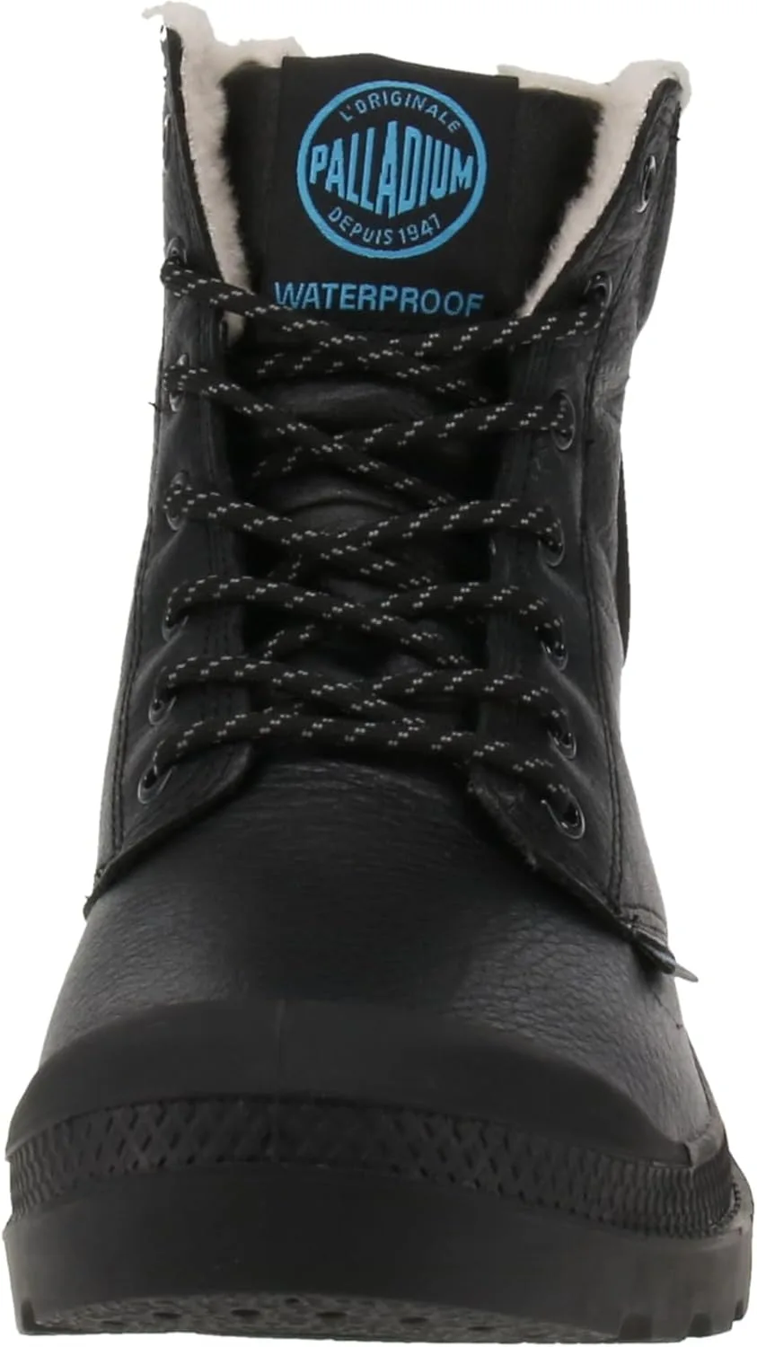 Классические водонепроницаемые унисекс ботинки Palladium Pampa Sport из коровьей кожи, черный — фото 3