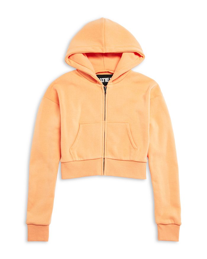 

Толстовка с капюшоном Dylan Crop Zip для девочек - Big Kid KatieJnyc, оранжевый