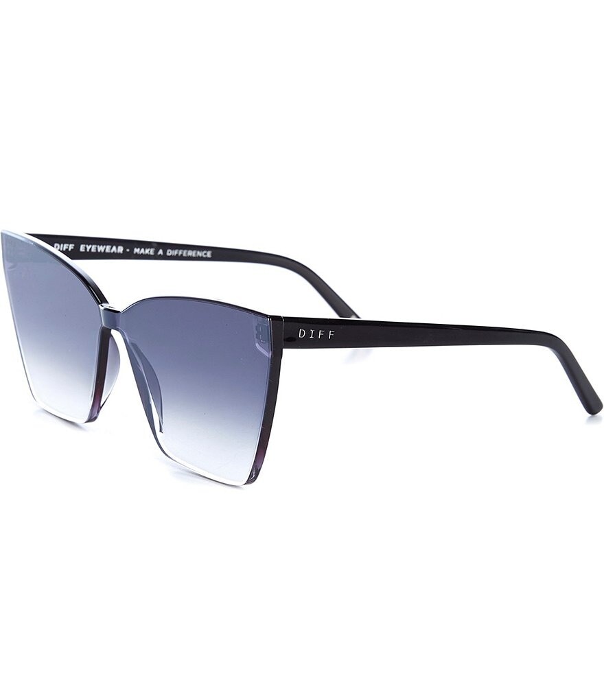 

Женские солнцезащитные очки «кошачий глаз» DIFF Eyewear Goldie, размер 56 мм, черный, Серый, Женские солнцезащитные очки «кошачий глаз» DIFF Eyewear Goldie, размер 56 мм, черный
