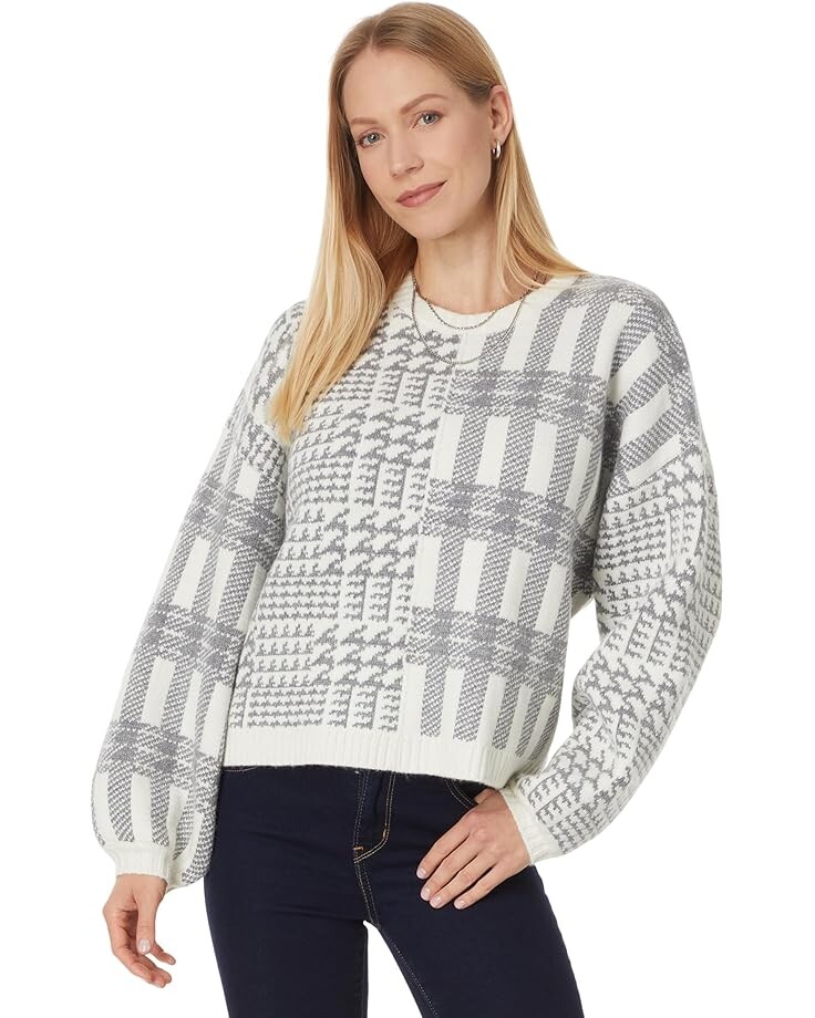 

Свитер Splendid Elliott Plaid Sweater, цвет Grey Glen Check