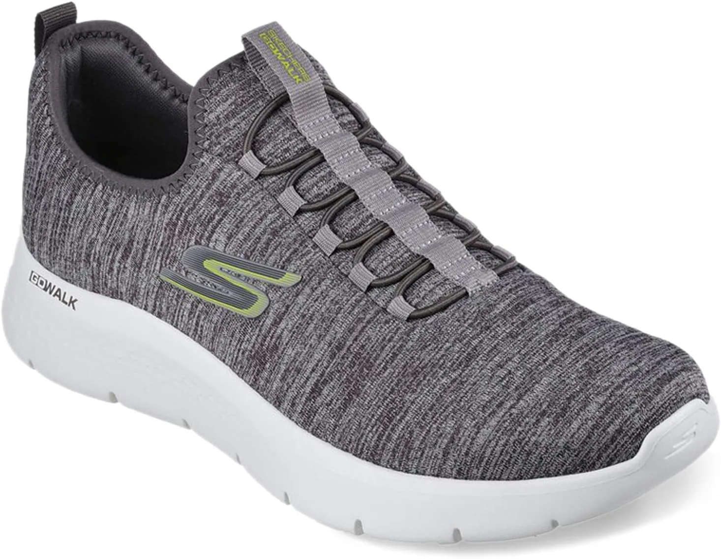 Мужские спортивные кроссовки Skechers Gowalk Flex с воздушной подушкой без шнурков, серый — фото 3