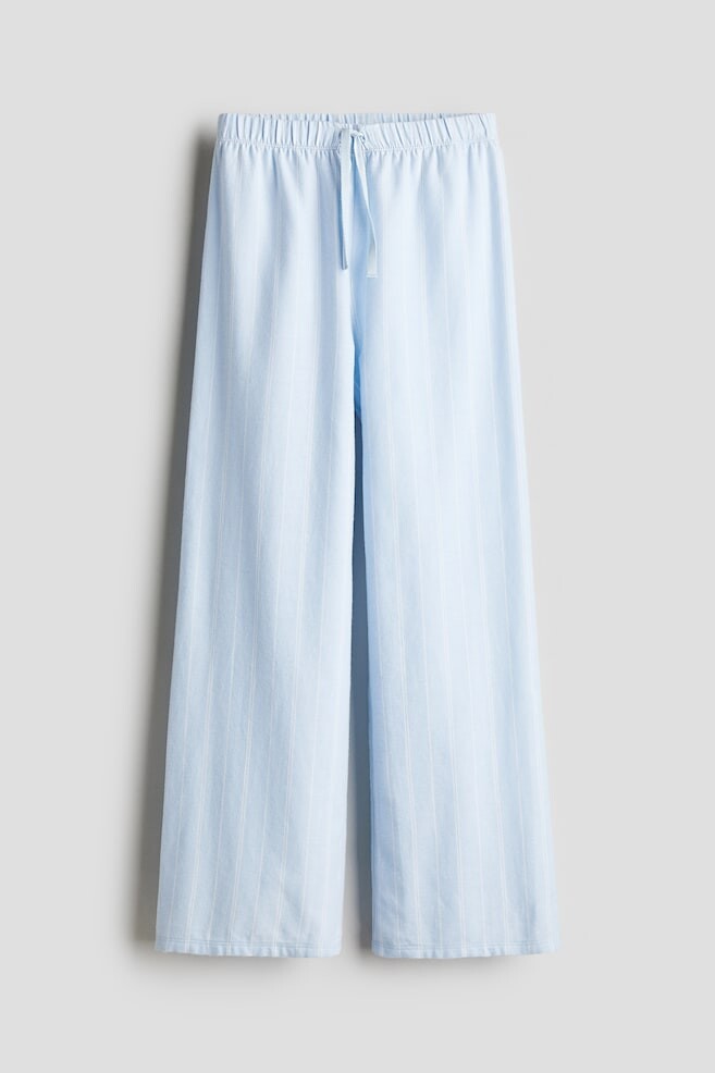 

Фланелевая пижама H&M, голубой