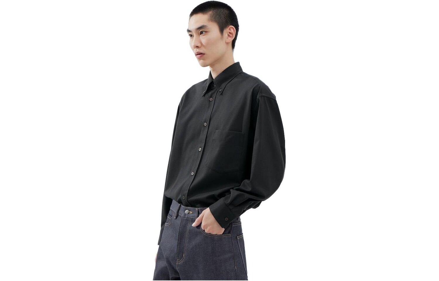 

U Коллекция Рубашка Мужская Uniqlo, серый