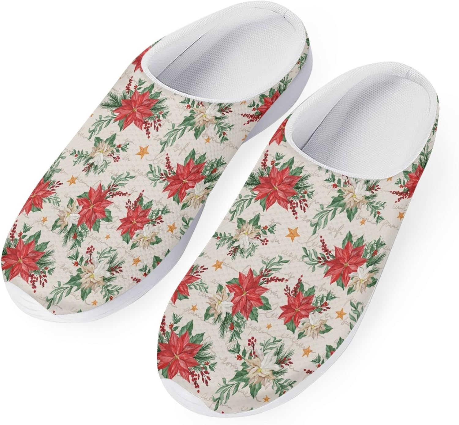 

Сабо Boatee Garden для женщин и мужчин, дышащие, с Сандалиими-мюлями и флагом США, оленями, обувь для дома, красный