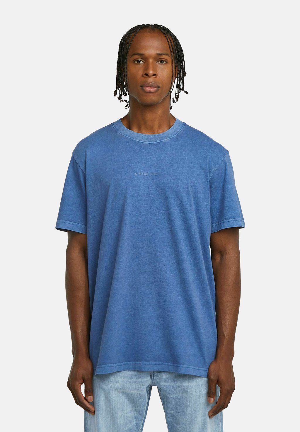

Базовая футболка OVERDYED CENTER CHEST G-STAR, синий