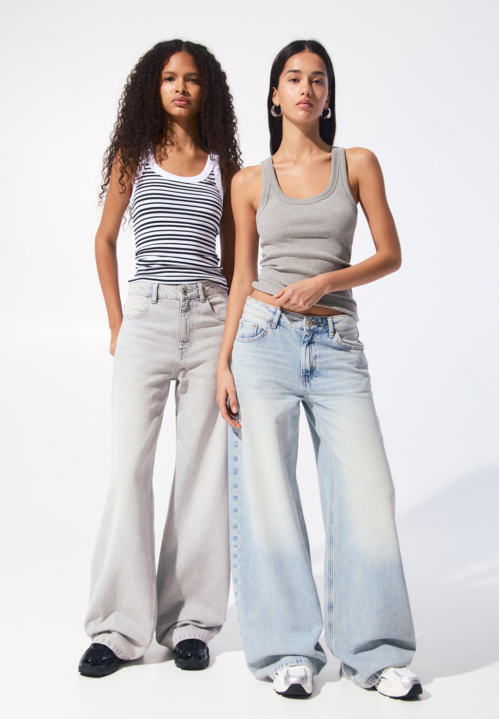 

Топ STRAPPY - PACK OF 2 PULL&BEAR, серый