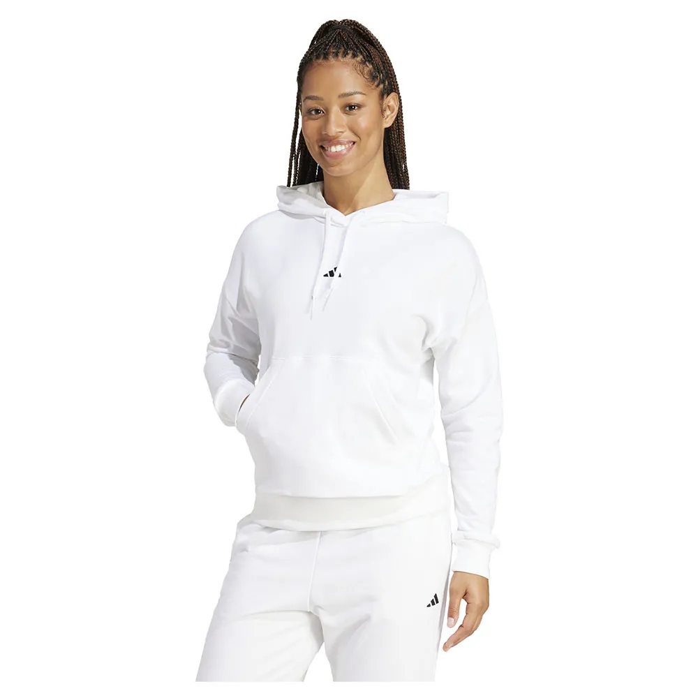 

Худи adidas Essentials с маленьким логотипом и французским махровым трикотажем, белый