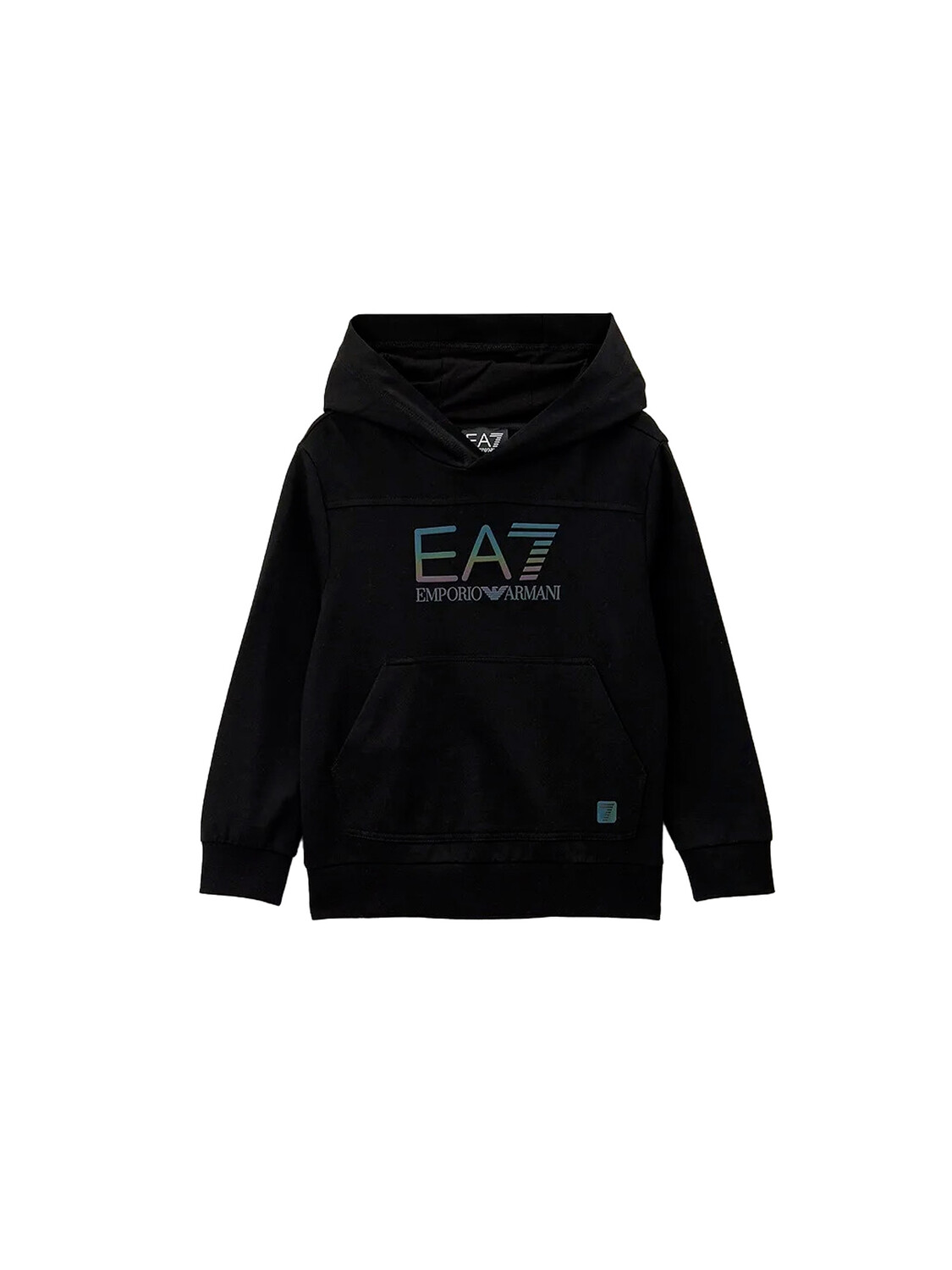 

Толстовка felpa garzata kids Ea7, черный