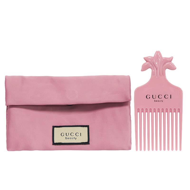 

GUCCI Расческа dreamy gardenia и косметичка pink floral портативная