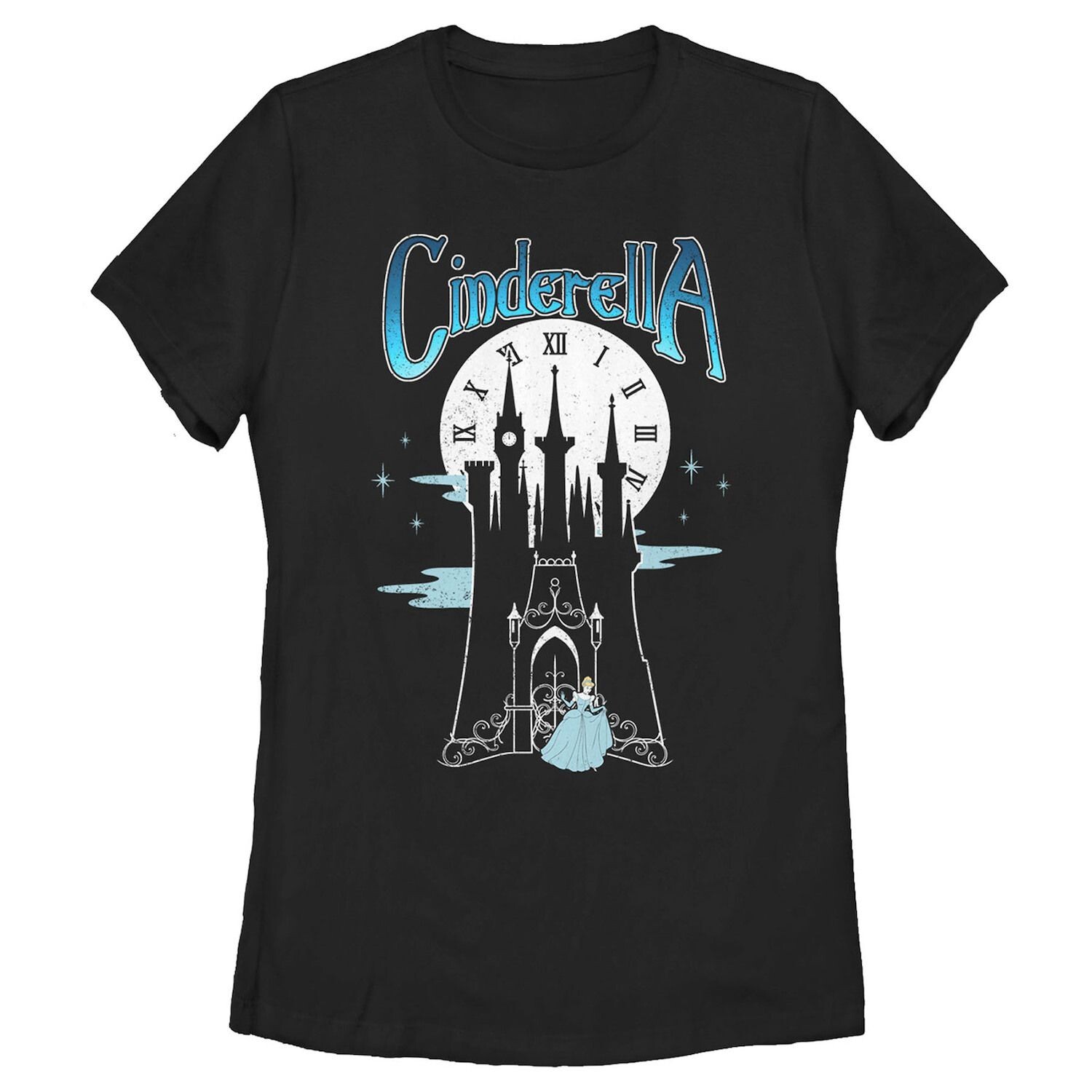 

Футболка Disney's Cinderella Juniors Castle Midnight Licensed Character, черный