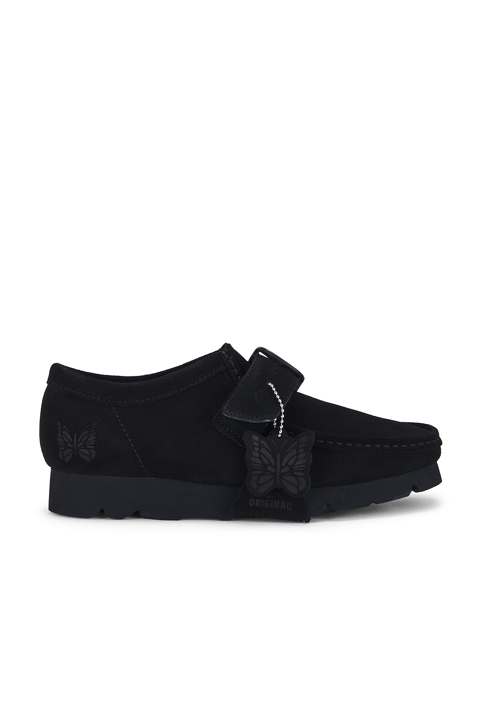 

Кроссовки x Needles Wallastrap Lo Обувь Clarks, Black Suede
