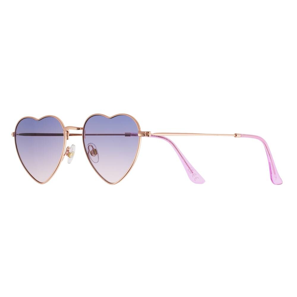 

Женские солнцезащитные очки Cali Blue с металлическим сердцем, цвет Rose Gold