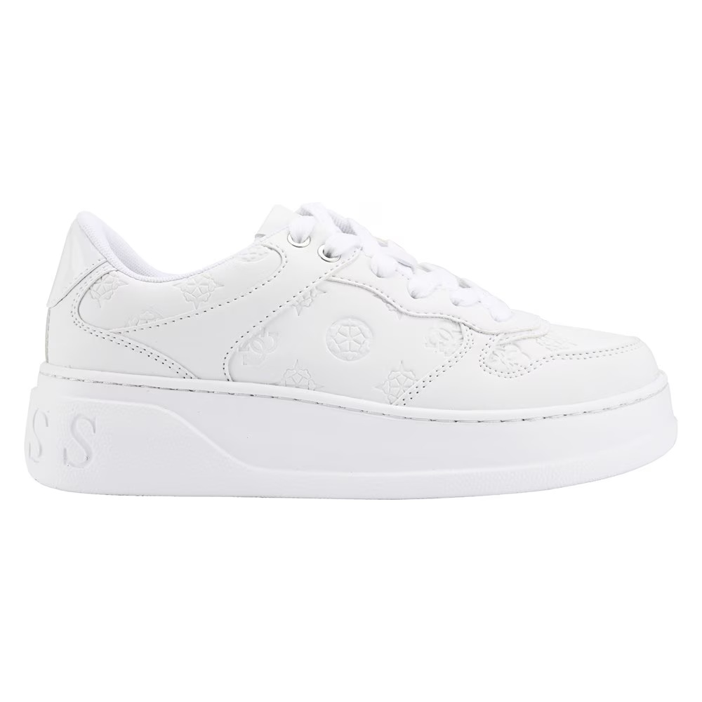 Кроссовки на платформе Cleva Guess, white multi — фото 2