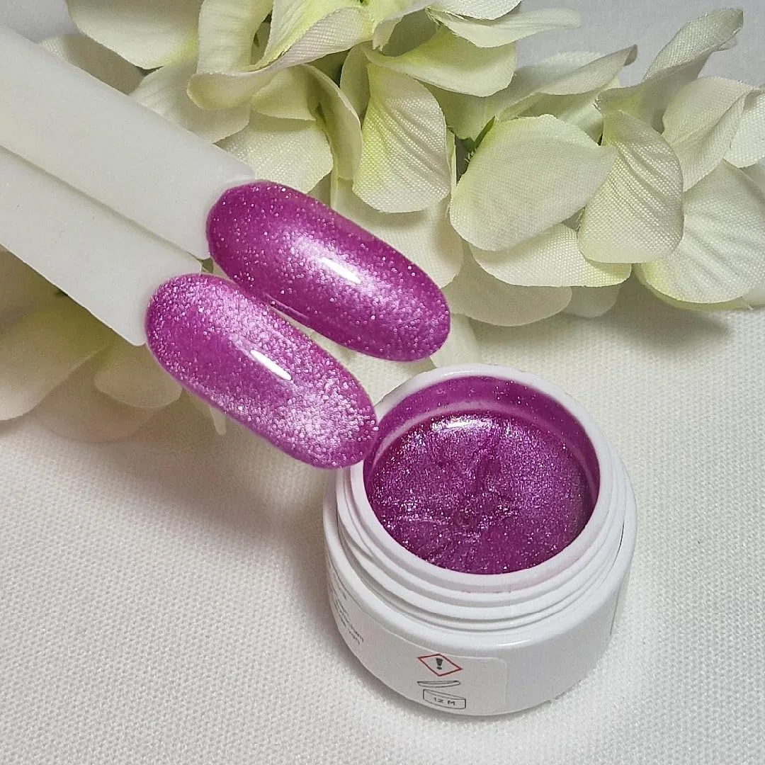 Набор УФ-гелей для ногтей Color-Your-Nails Reflection Neon Cat Eye, 9 цветов Color Your Nails, Purple (174) — фото 2