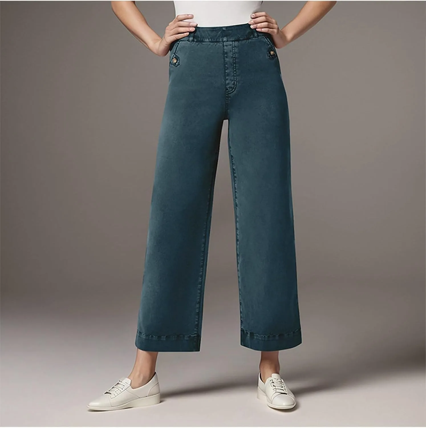 Женские джинсы Casual Vintage прямые укороченные Relaxed Fit — фото 3