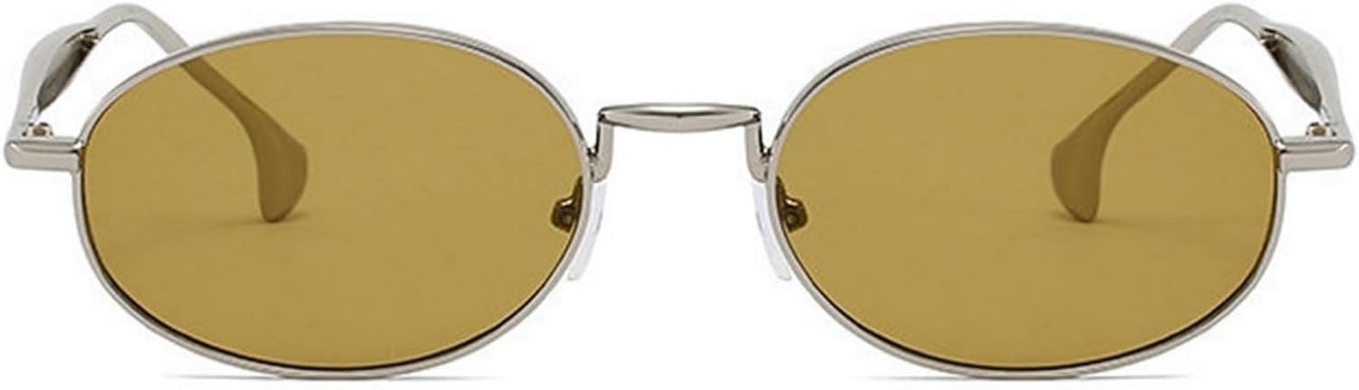 

Винтажные овальные солнцезащитные очки Helena для женщин, 90-е годы, металлическая оправа, дизайнерские женские солнцезащитные очки, модные солнцезащитные очки с защитой от УФ-излучения UV400, C6