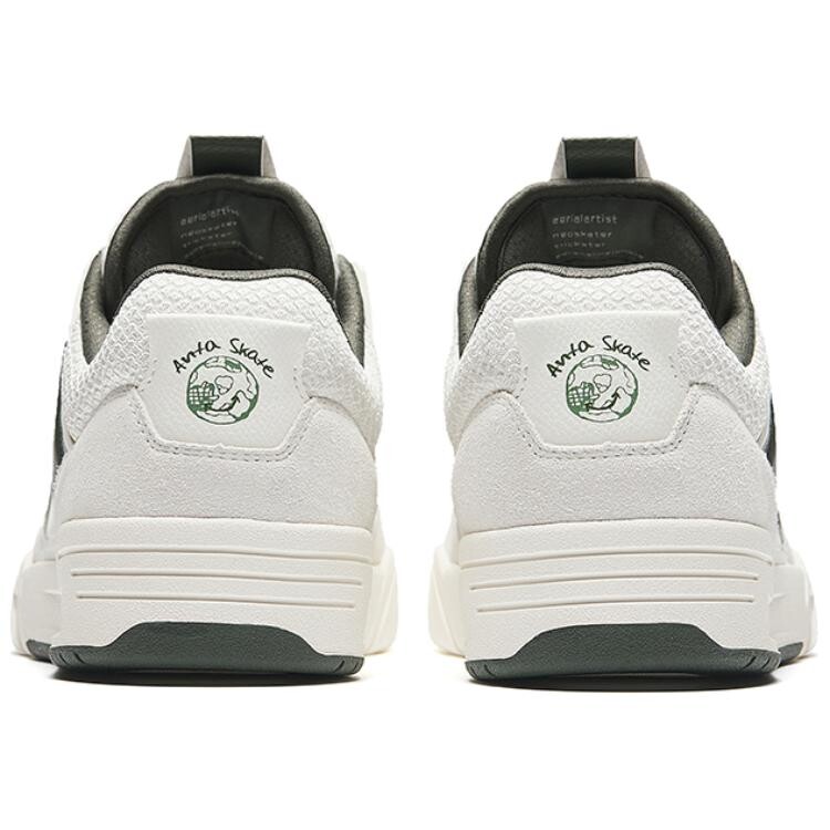 Кроссовки ANTA AOJIE Skateboarding Shoes Men Low-top White/Green, зеленый — фото 4