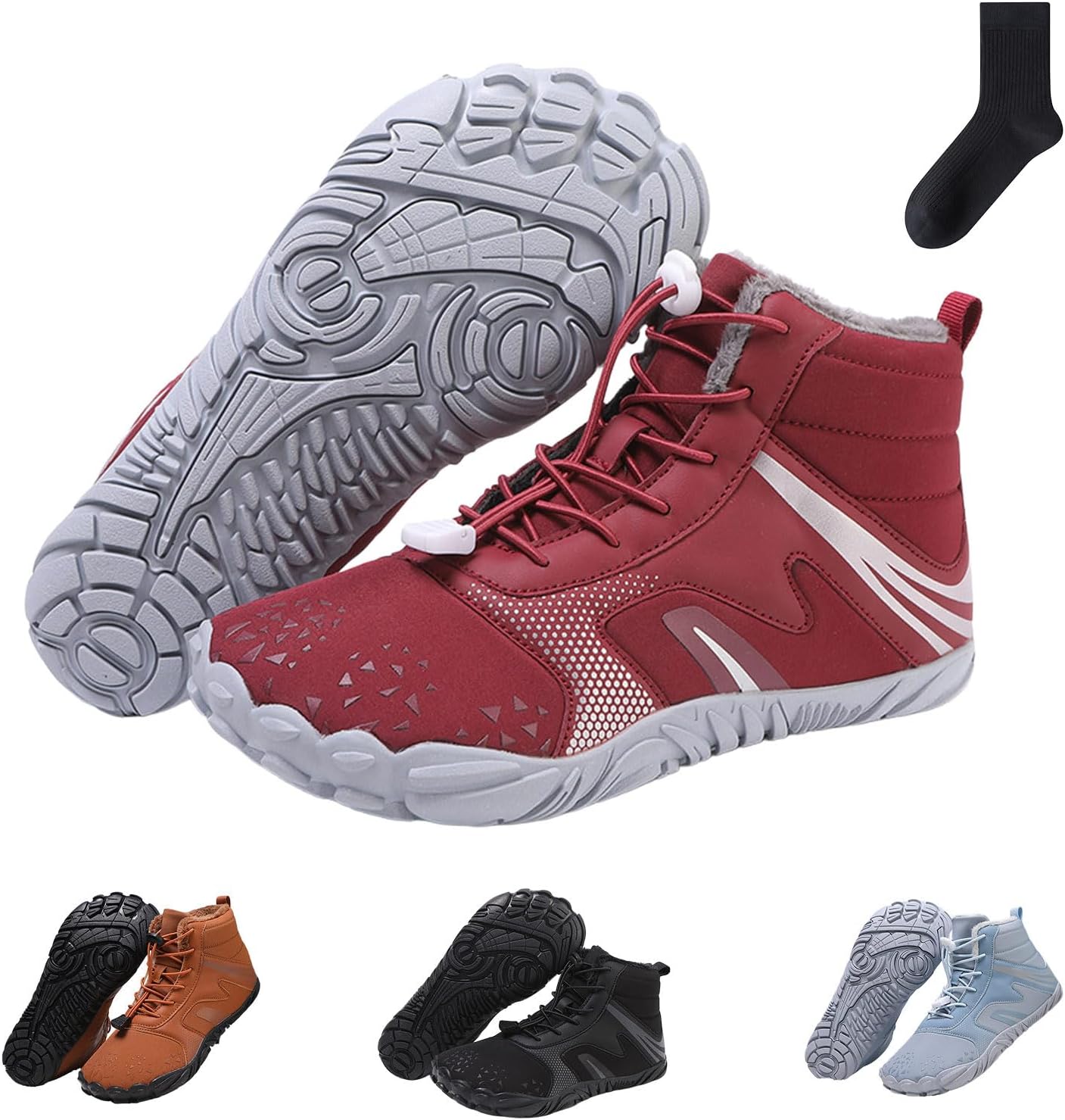 

Зимние походные босоножки, зимняя походная обувь, зимние походные ботинки, снегоступы с нулевым падением для женщин Miokuko, A-2 Men 7/9women