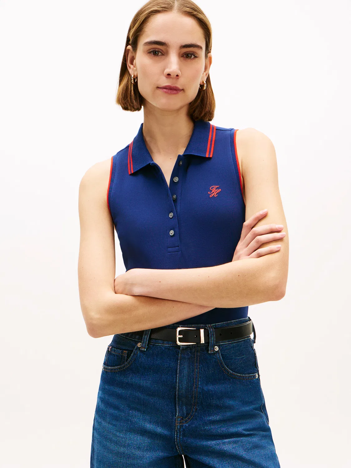 Топ '1985' Tommy Hilfiger, Dark Blue — фото 2