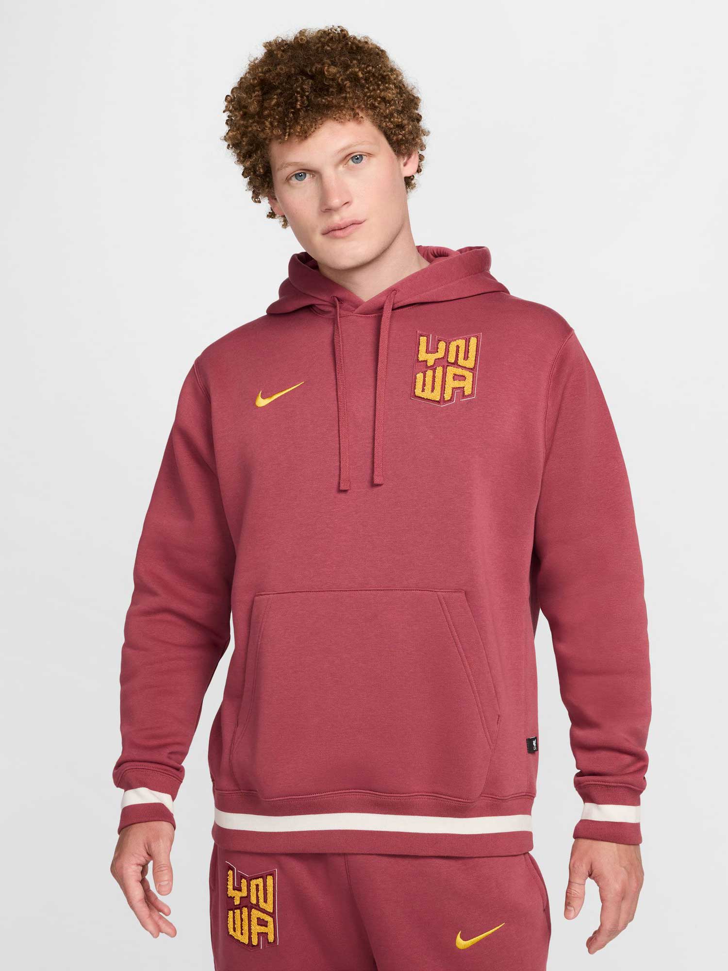 

Толстовка Nike LFC M NSW CLUB HOODIE PO BB, красный