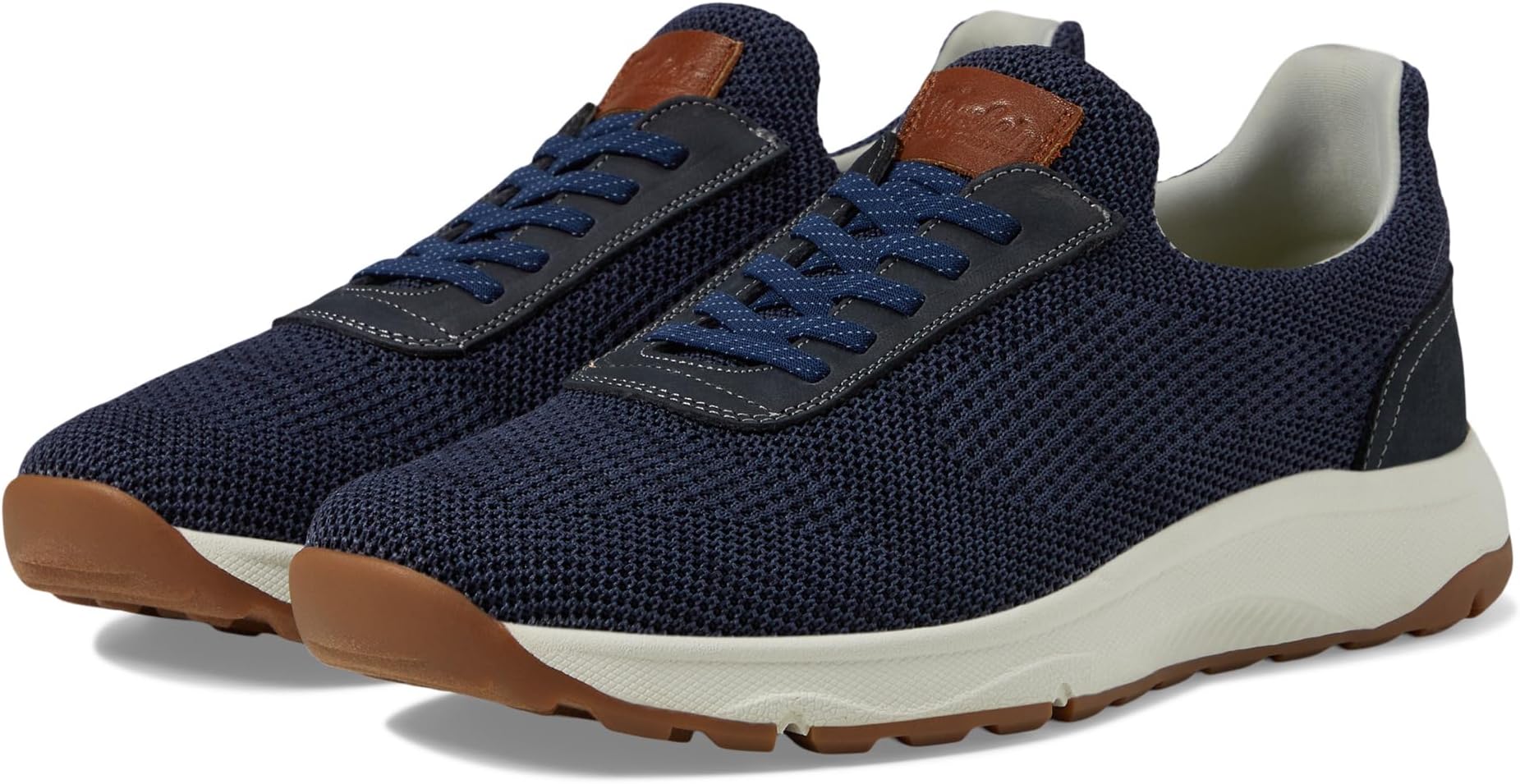 

Кроссовки Florsheim Satellite Knit Elastic Lace Slip-On Sneakers, темно-синий