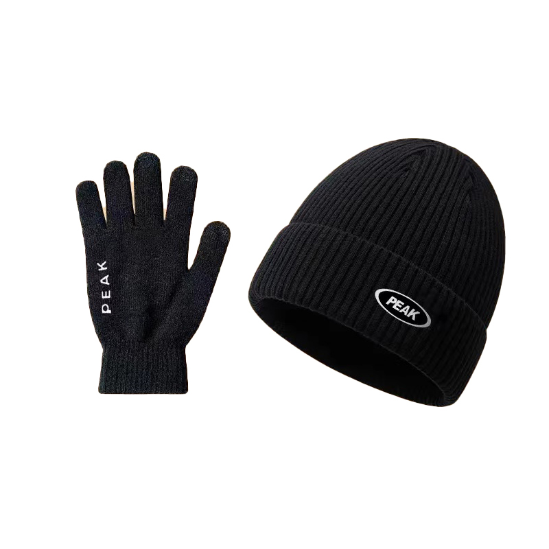 

PEAK Унисекс шапка бини, Black+Glove