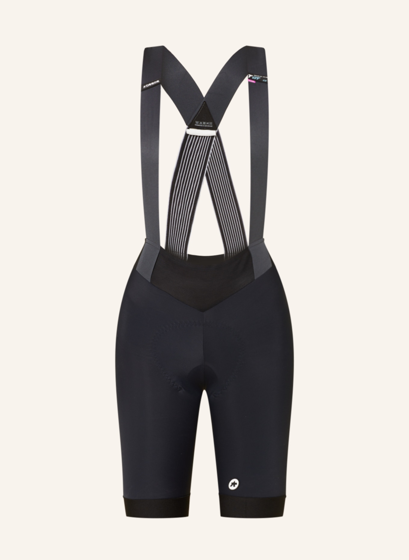 

Велосипедные шорты с лямками и мягкой вставкой uma gt bib Assos, черный