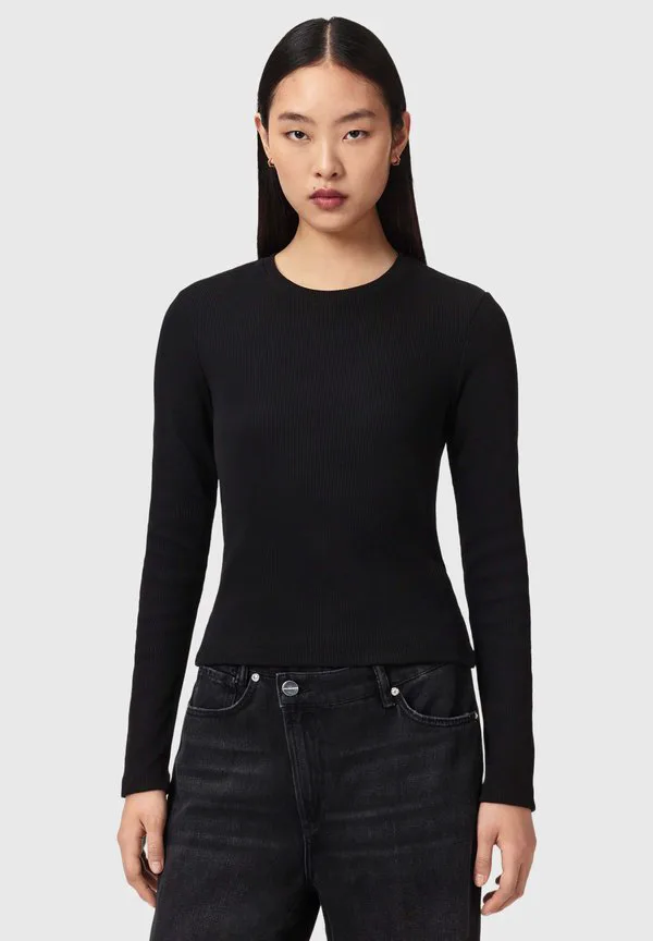 

Футболка «елена» с длинными рукавами Allsaints, Black, Черный, Футболка «елена» с длинными рукавами Allsaints, Black
