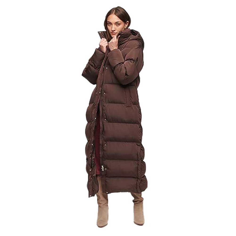 

Пуховик Superdry Maxi, коричневый