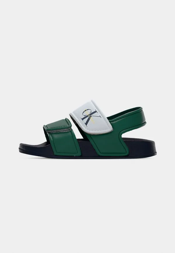 Сандалии унисекс nico Calvin Klein Jeans, Green/White — фото 2