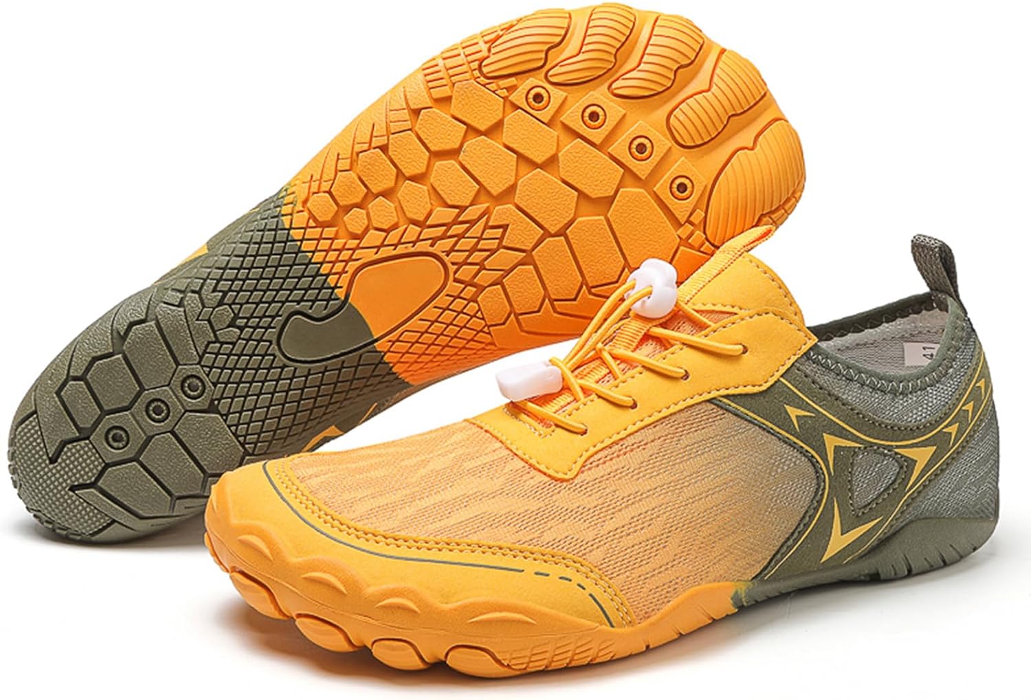 

Кроссовки для походов barefoot с широким носком Tazeap, желтый