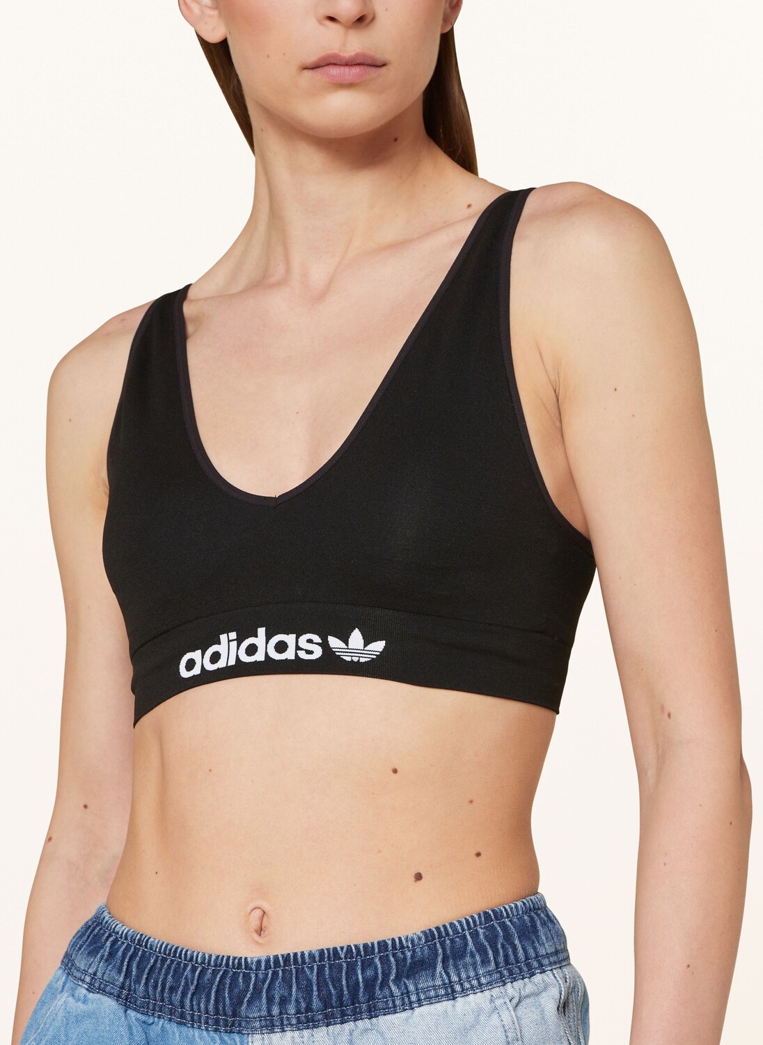 Бюстье adidas Originals, черный — фото 4