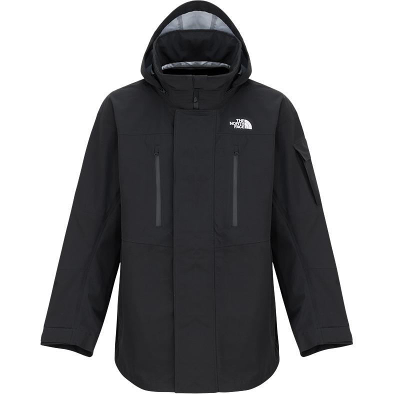

Городская исследовательская ветровка для мужчин Waterproof, Windproof и Breathable THE NORTH FACE, черный