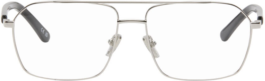

Серебряные и черные очки BB0248O Balenciaga