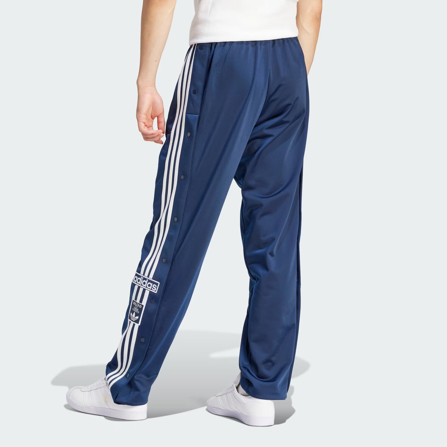 Классические трикотажные спортивные штаны Adibreak для мужчин, цвет индиго Adidas Originals, индиго — фото 3