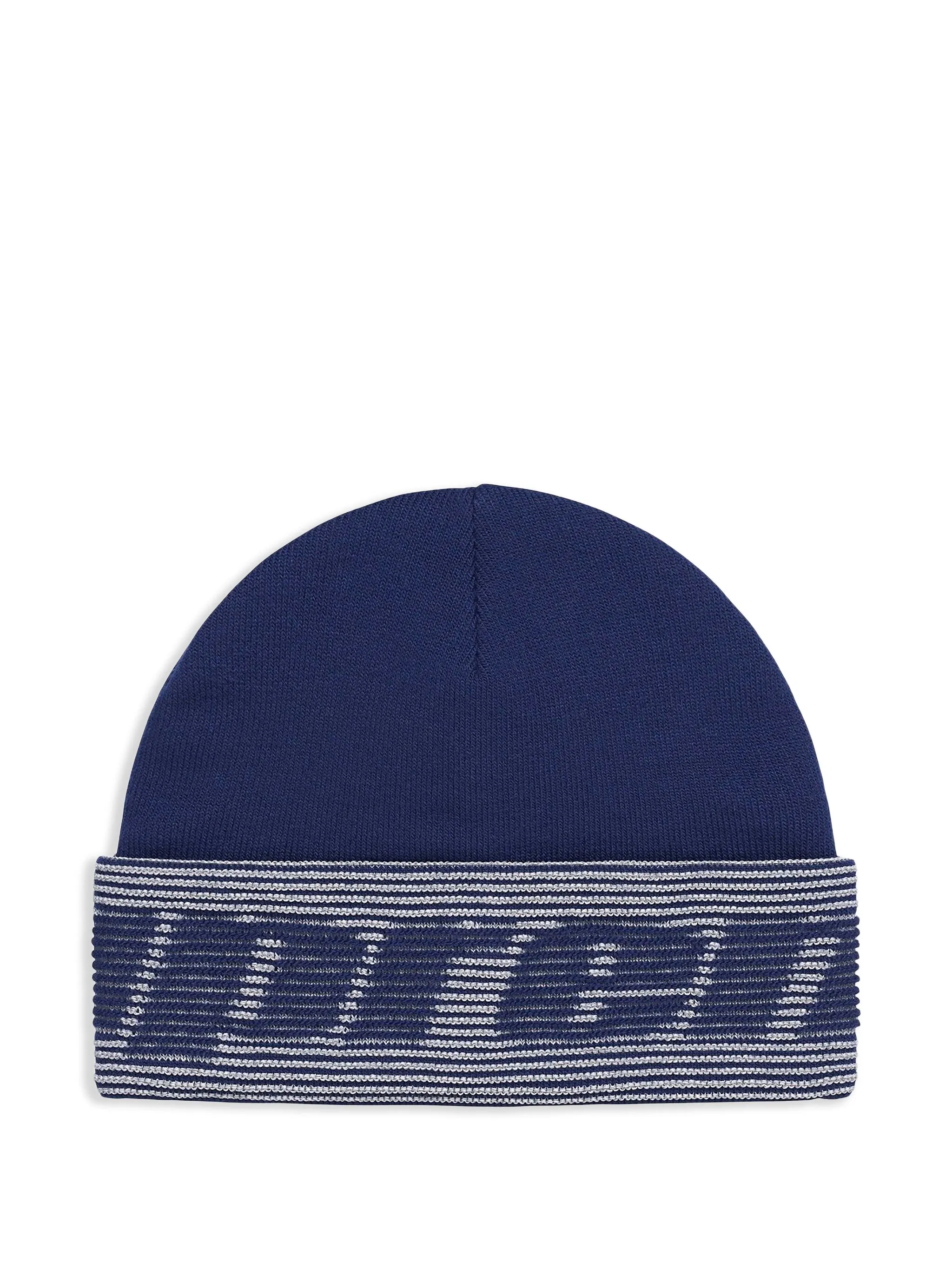 

Жаккардовая шапка бини Reflective Supreme, синий